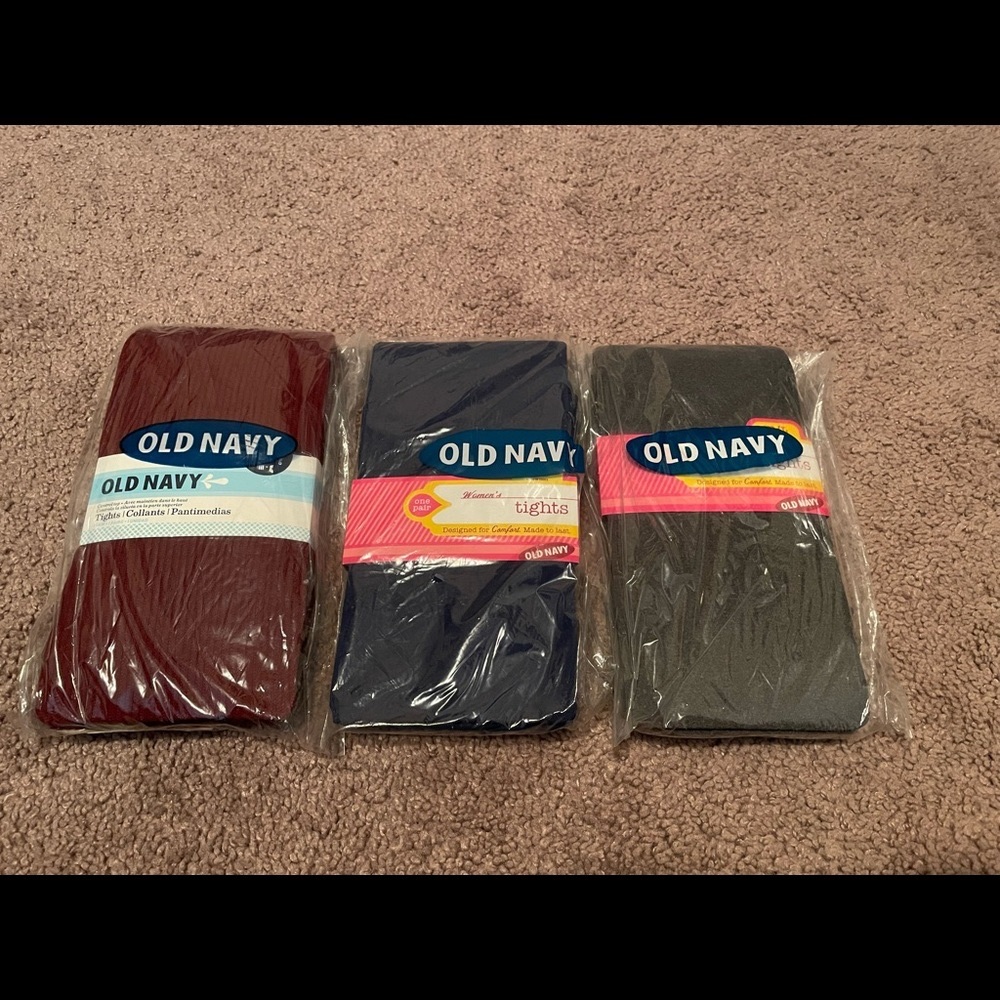 NWT Old Navy tights (3 pairs)